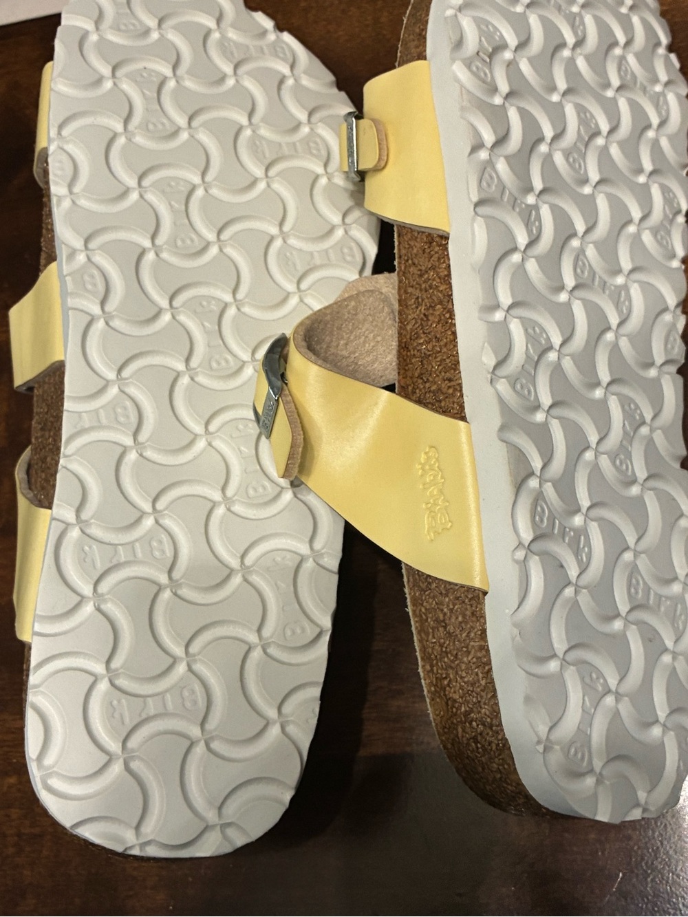 Birkenstock Yellow Double-Strap Sandals - Picture 3 of 4